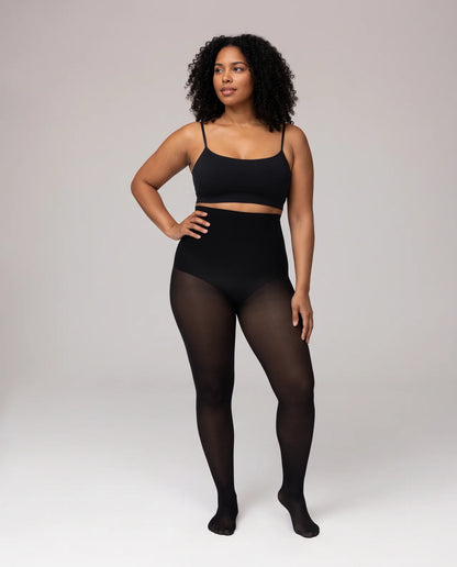 SCULPT (SEMI-OPAQUE) - FULL SHAPING SEAMLESS TIGHTS